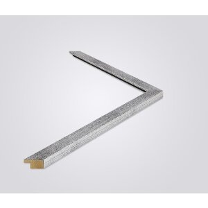 Walther houten lijst Oviedo 35x50 cm zilver Anti-reflecterend glas