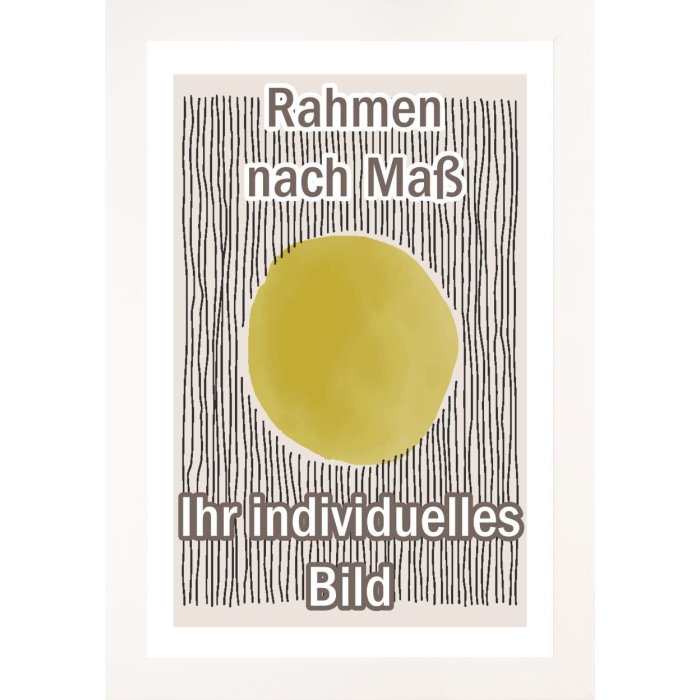 Walther houten lijst Tarassa 60x60 cm wit Anti-reflecterend glas