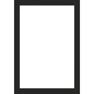 Walther houten lijst Tarassa 25x80 cm zwart Anti-reflecterend glas