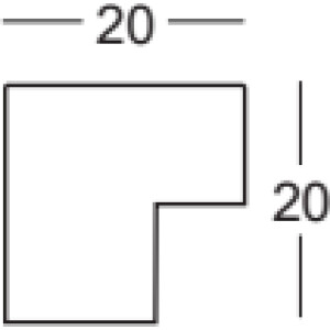 Walther houten lijst Tarassa 42x59,4 cm zwart Anti-reflecterend glas