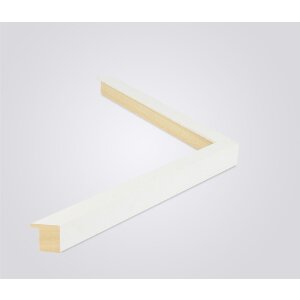 Walther houten lijst Madrid 45x60 cm wit Anti-reflecterend glas