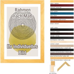 Walther houten lijst Madrid 35x50 cm natuur eik Anti-reflecterend glas