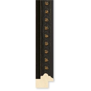 Walther Houten Baroklijst Elanden zwart 45x60 cm Anti-reflecterend glas