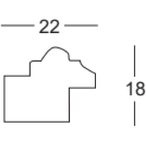 Walther Houten Baroklijst Elanden zwart 50x75 cm Anti-reflecterend glas