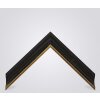 Walther Houten Lijst Vigo 13x18 cm zwart  met zilveren rand Anti-reflecterend glas