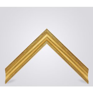 Walther Houten Lijst Vigo 40x50 cm goud  met zilveren rand Anti-reflecterend glas