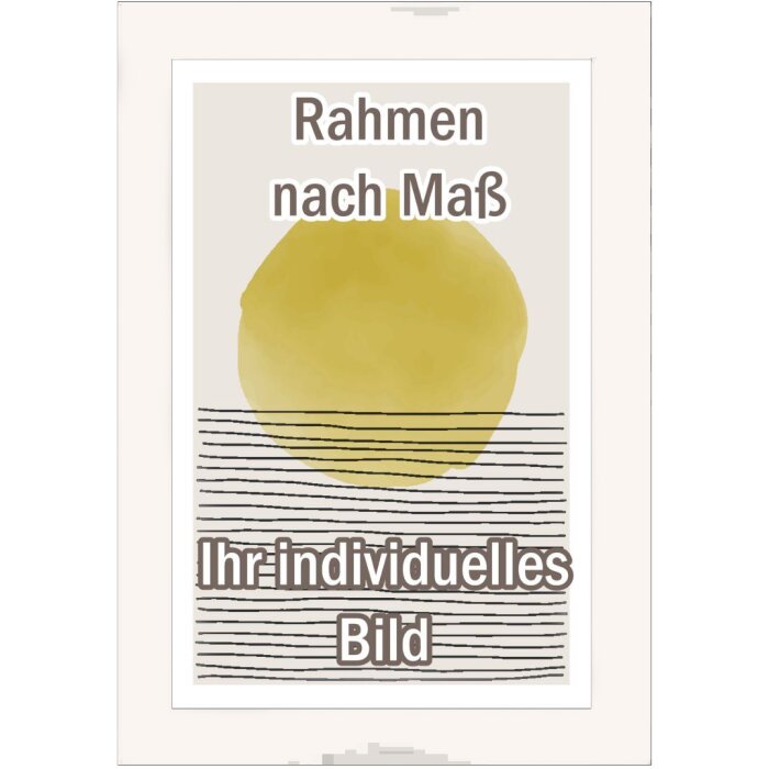 Walther houten lijst Sabadell 42x59,4 cm weiß Anti-reflecterend glas