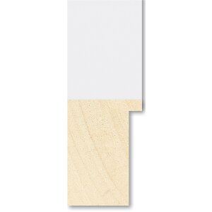 Walther houten lijst Getafe wit 50x65 cm Anti-reflecterend glas