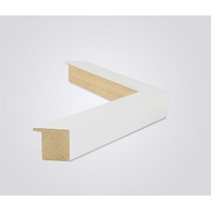Walther houten lijst Getafe wit 60x60 cm Anti-reflecterend glas