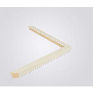 Walther Houten Lijst Malaga roomwit 27x48 cm Anti-reflecterend glas