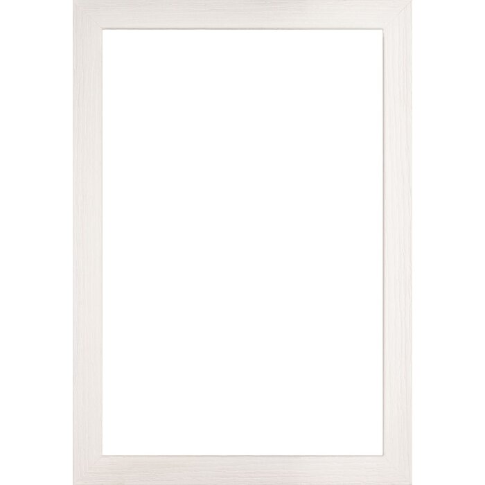 Walther Houten Lijst Malaga wit 50x75 cm Anti-reflecterend glas