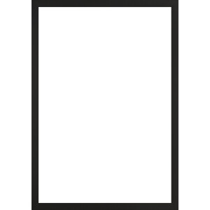 Walther Houten Lijst Sevilla zwart 62x93 cm Helder glas