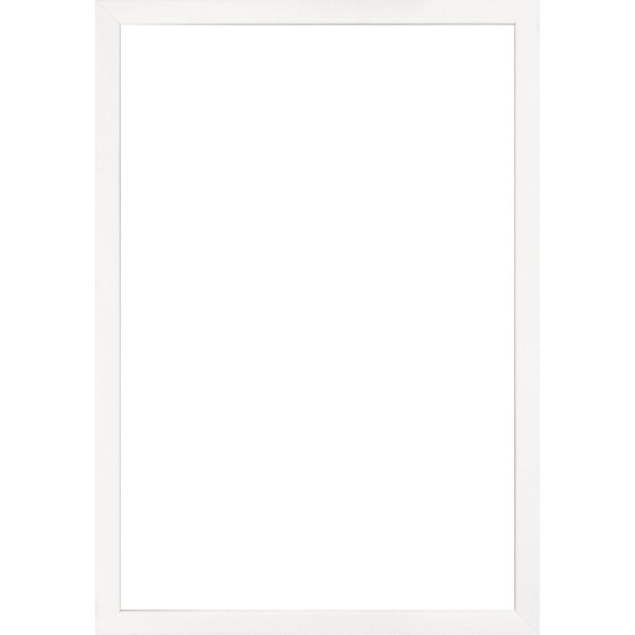 Walther Houten Lijst Valencia Helder glas wit  35x50 cm