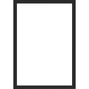 Walther Houten Lijst Valencia Helder glas zwart  20x30 cm