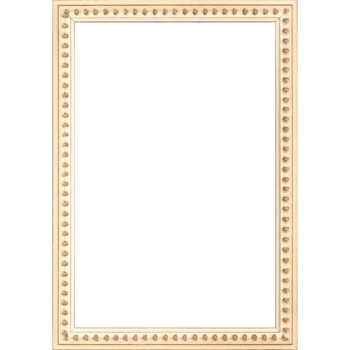 Walther Houten Baroklijst Elanden wit 40x40 cm Helder glas