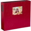 HNFD 1000 fotoalbum LONA bordeaux 34,5x33 cm 168 zwarte paginas