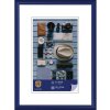 Kunststof lijst Napoli 10x15 cm blauw