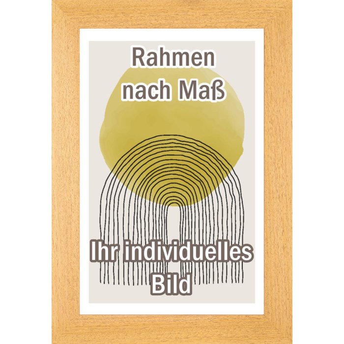 Walther Houten Lijst Cordoba Eik Structuur natuur 27x48 cm Helder glas