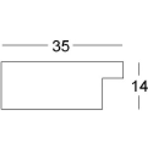 Walther Houten Lijst Jerez zwart 50x60 cm Helder glas