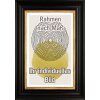 Walther Houten Lijst Vigo 42x59,4 cm zwart  met zilveren rand Helder glas