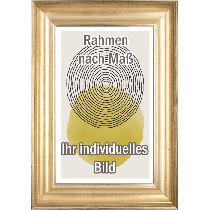 Walther Houten Lijst Vigo 50x75 cm zilver  met zilveren rand Helder glas
