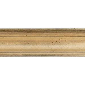 Walther Houten Lijst Vigo 50x75 cm zilver  met zilveren rand Helder glas