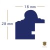 Houten Fotolijst Verona 13x18 cm donkerbruin