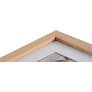 naturelkleurige houten lijst jardin 15x20 cm