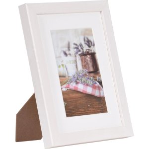 witte houten lijst Jardin in het formaat 15x20 cm