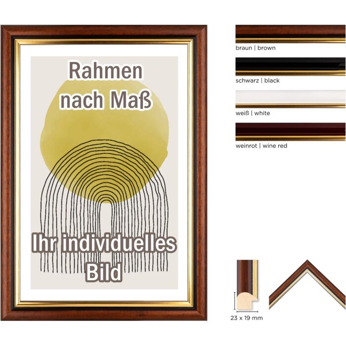 Walther Houten lijst Murcia 7x10 cm tot 70x100 cm
