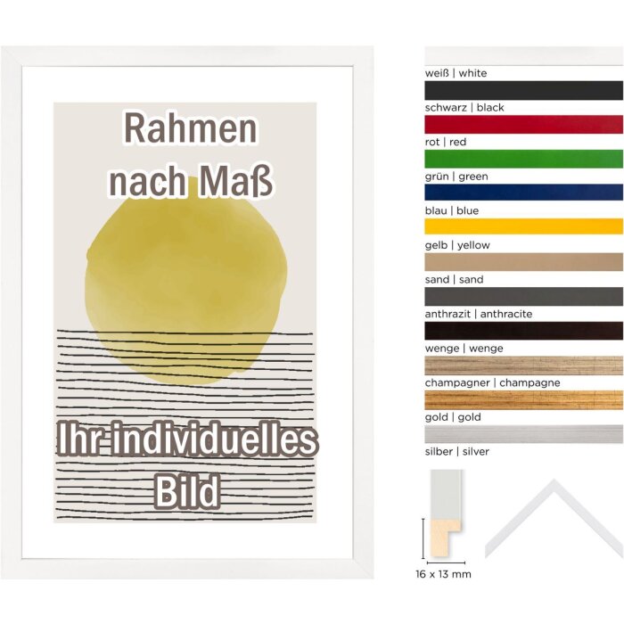 Walther Houten lijst Valencia 7x10 cm tot 70x100 cm
