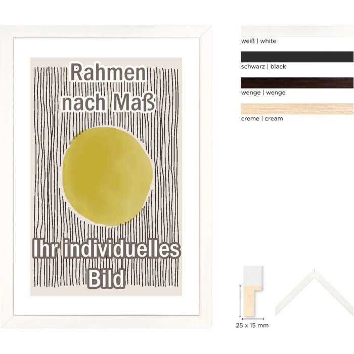 Walther Houten lijst Alicante 7x10 cm tot 70x100 cm