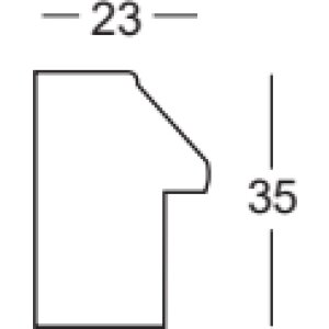 Walther Houten Lijst Cartagena 7x10 cm tot 70x100 cm Normaal glas en Antireflex glas