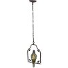 Clayre en Eef 5ll-6059 Plafondlamp Tiffany Papegaai Veelkleurig