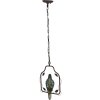 Clayre en Eef 5ll-6059 Plafondlamp Tiffany Papegaai Veelkleurig
