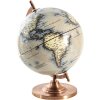 Clayre en Eef 64910 Globe Deco Grijs, Groen 22x22x30 cm