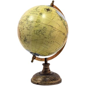 Clayre en Eef 64921 Globe Deco Geel, Oranje, Groen 22x22x37 cm