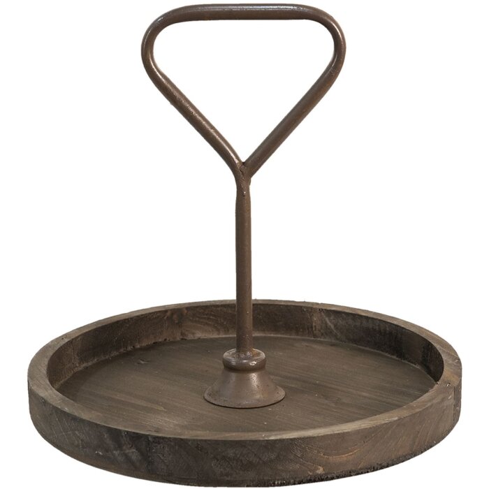 Clayre en Eef 64938 Etagere Bruin ø 35x33 cm