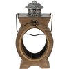 Clayre en Eef 64954 Lantaarn Bruin 29x5x34 cm