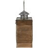 Clayre en Eef 64954 Lantaarn Bruin 29x5x34 cm