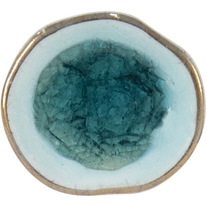 Clayre en Eef 64990 Deurknop Blauw ø 4 cm