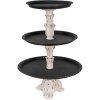 Clayre en Eef 65101 Etagere 3 traps Bruin ø 43x62 cm