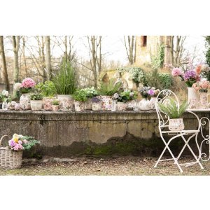 Clayre en Eef 6ce1409l Binnen Bloempot Roze ø 16x16 cm