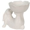 Clayre en Eef 6ce1429 Deco Konijn Wit 15x11x14 cm