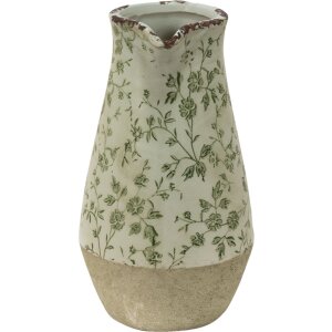 Clayre en Eef 6ce1453m Decoratieve Schenkkan Grijs, Beige 20x14x25 cm
