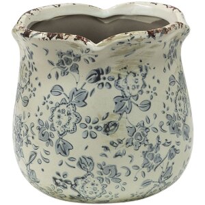 Clayre en Eef 6ce1455m Binnen Bloempot Grijs, Beige...