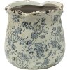 Clayre en Eef 6ce1455m Binnen Bloempot Grijs, Beige ø 15x14 cm