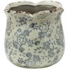 Clayre en Eef 6ce1455m Binnen Bloempot Grijs, Beige ø 15x14 cm