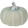 Clayre en Eef 6ce1487 Deco Pompoen Groen, Wit ø 23x18 cm