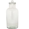 Clayre en Eef 6gl3541 Voorraadpot met Deksel Transparant ø 15x35 cm